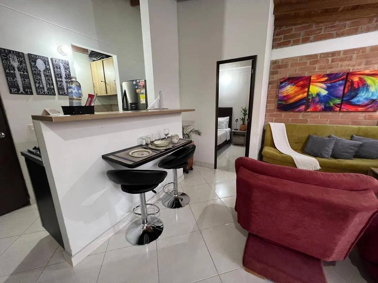 Apartamento Beautiful Top Floor Studio In Downtown Medellín